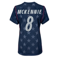 Camiseta Estados Unidos Weston McKennie #8 Segunda Equipación Replica Mundial 2026 para mujer mangas cortas